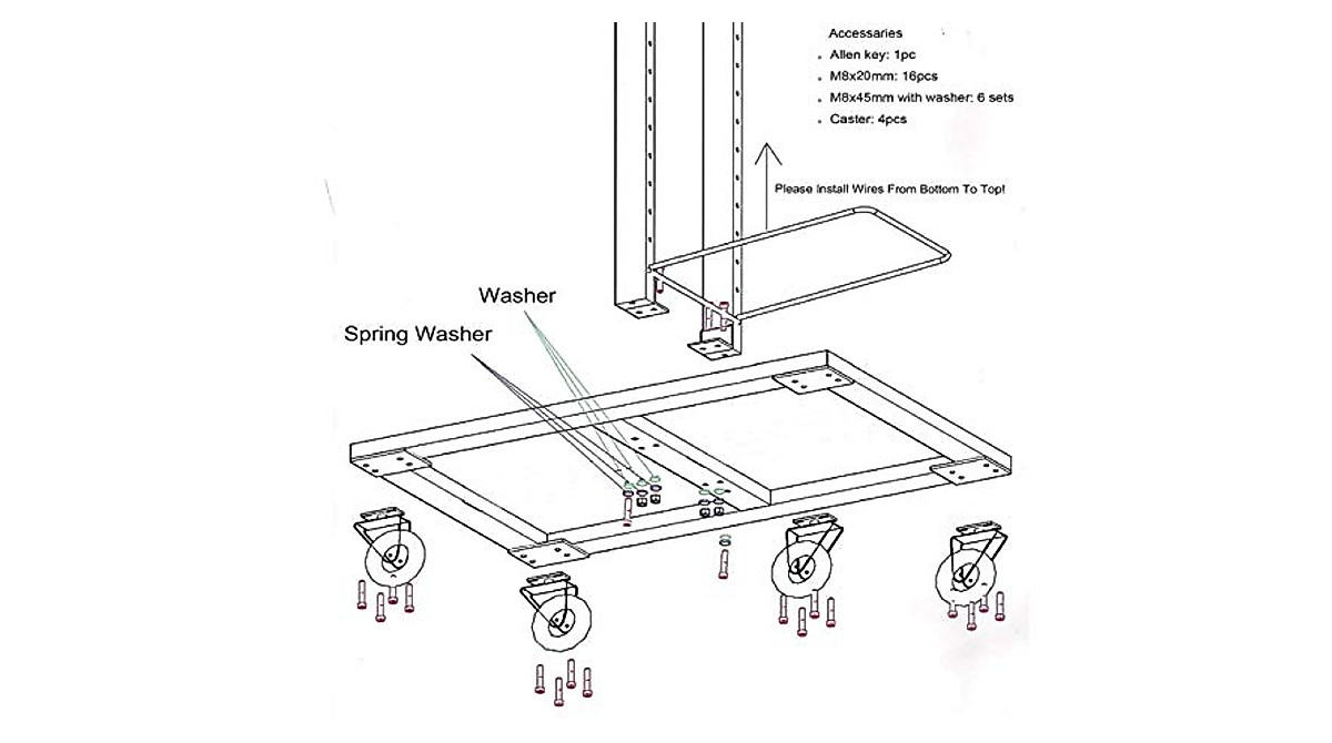 Kitchen Inventions All-Metal Versatile Drying Rack | Heavy-Duty & Mobile