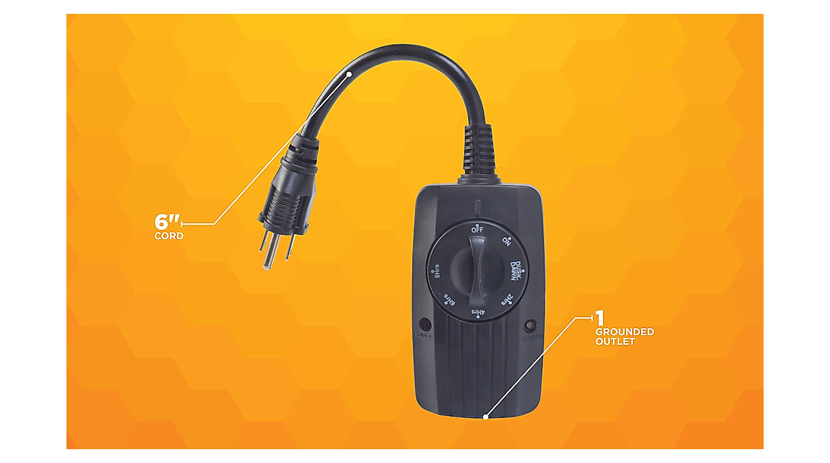 Flowtron Bug Zapper & Woods Timer for Outdoor Insect Control