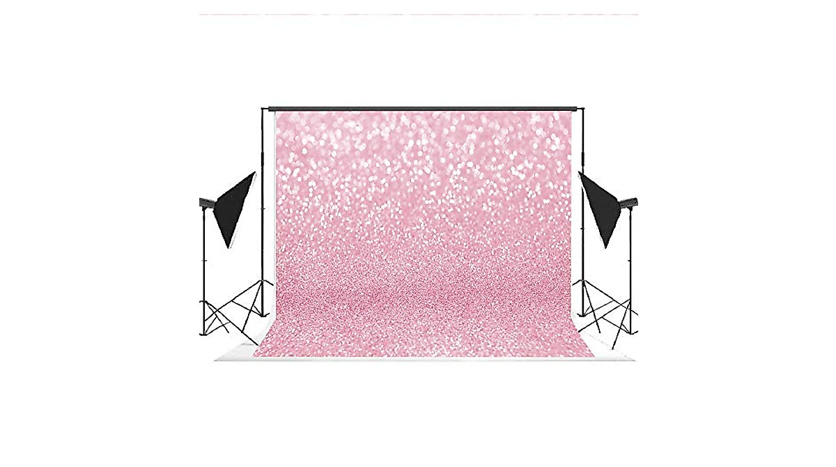 Lofaris Pink Bokeh Photography Backdrop - 7x5ft