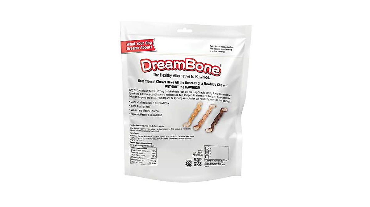 DreamBone Spirals Variety Pack - Healthy Dog Chews
