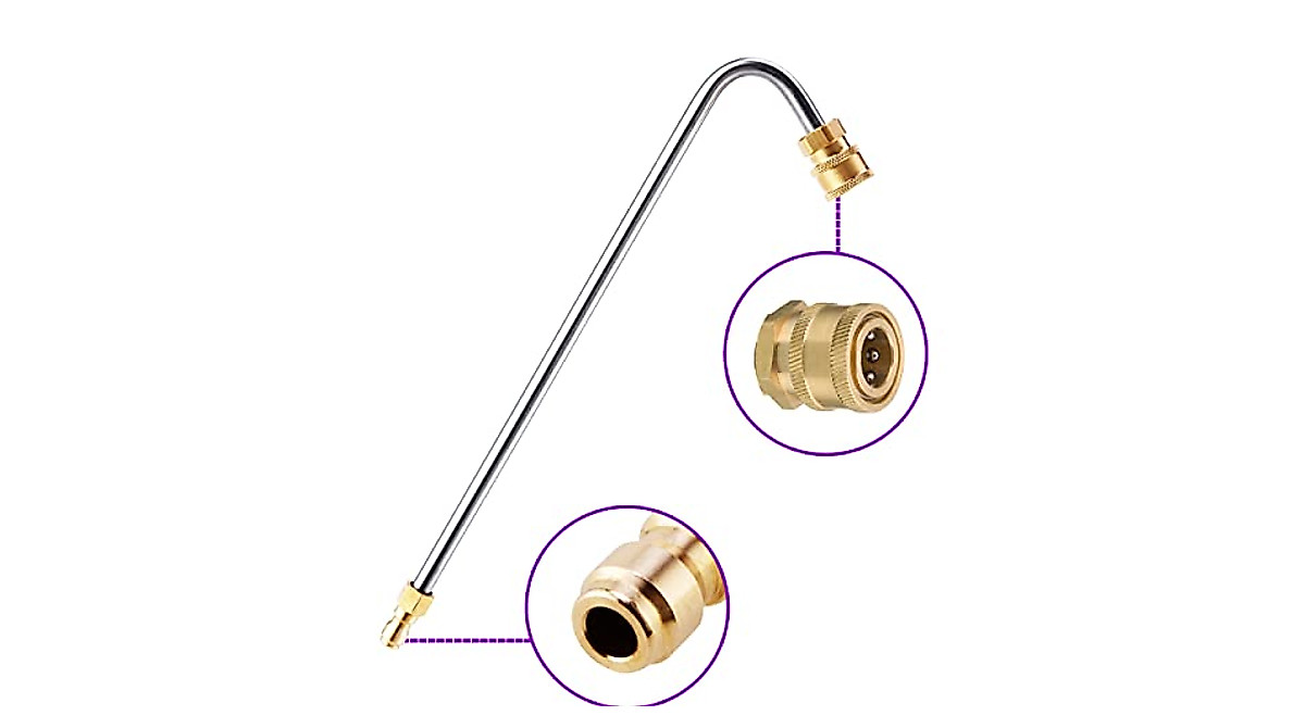 RIDGE WASHER Gutter Cleaner Attachment for Pressure Washer - 4000 PSI