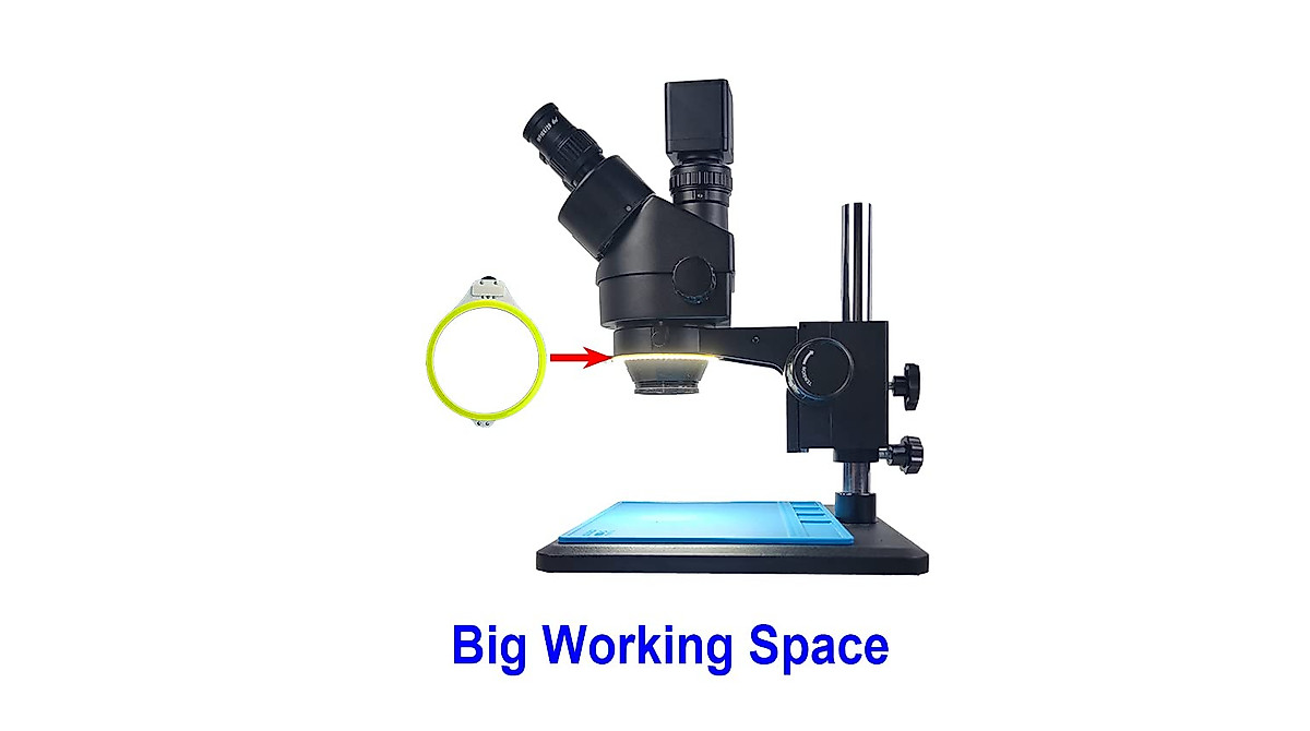 USB Ring Light for Microscopes - Adjustable, Easy Setup & Bright