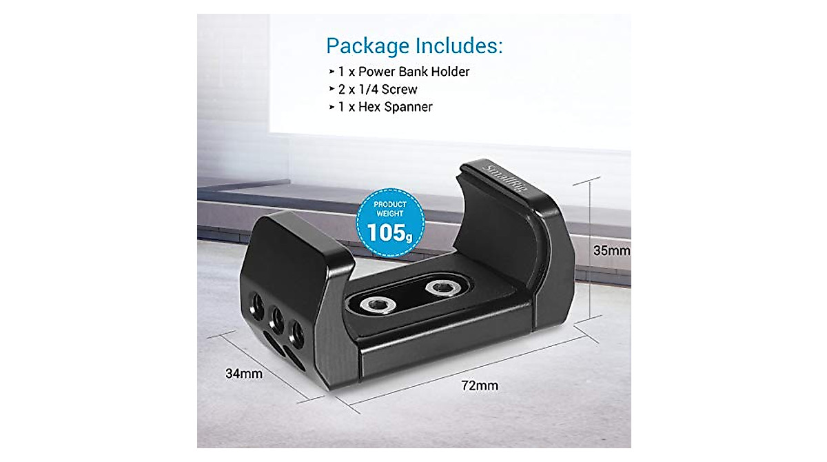 SmallRig Power Bank Holder for Camera Rigs | Secure Mount
