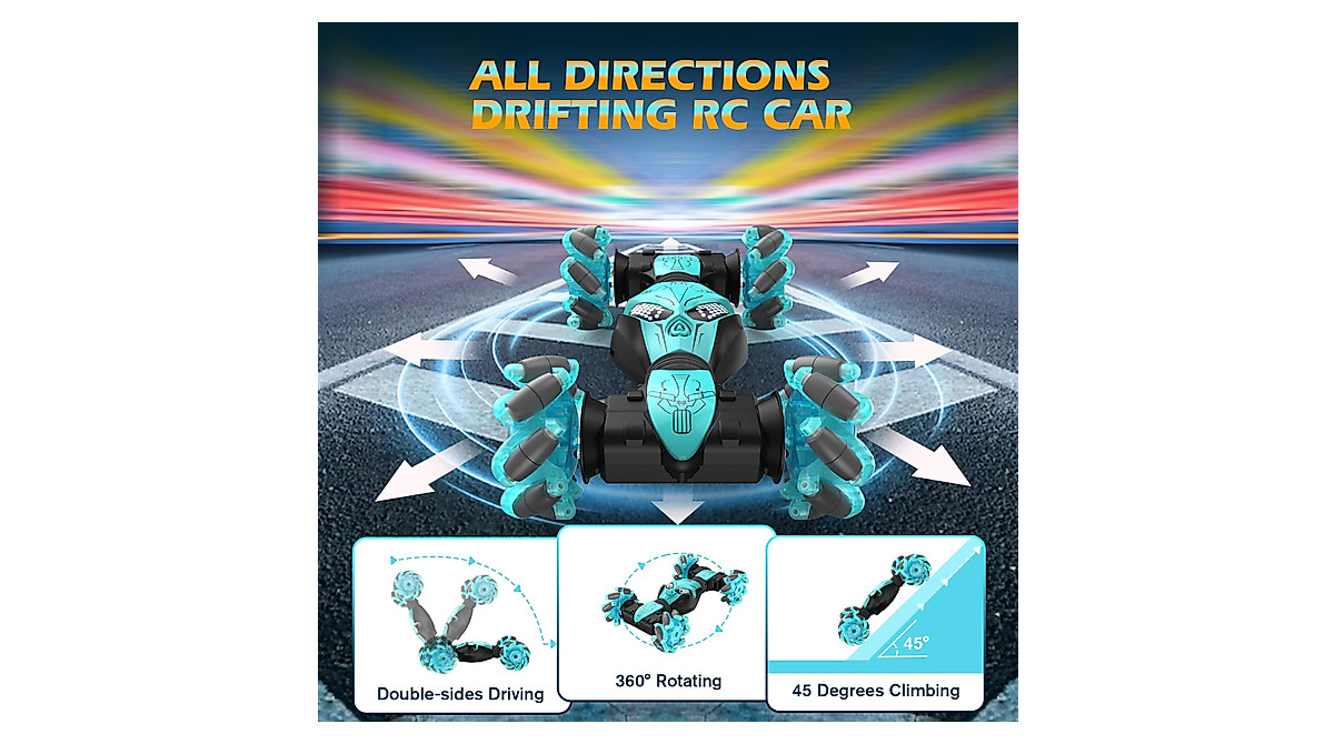 Gesture RC Car - 4WD Hand Controlled Stunt Vehicle