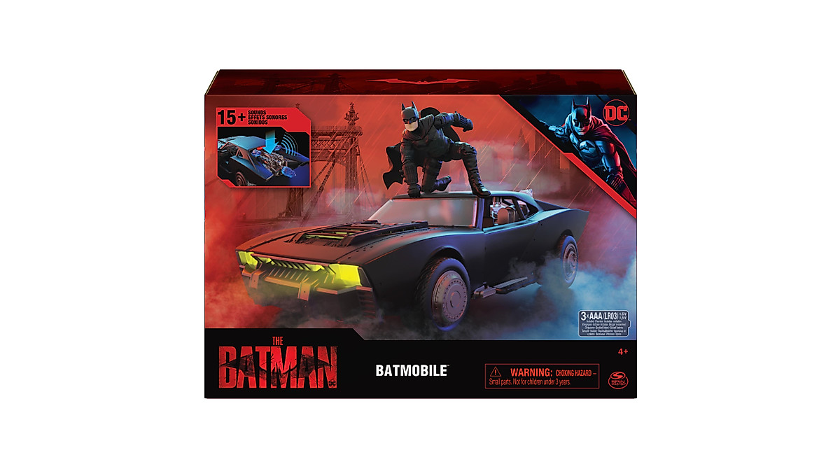 Batman Batmobile with Lights & Sounds - Collector's Toy for Kids