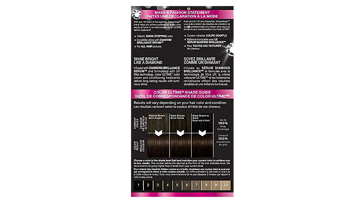 Schwarzkopf Color Ultime Velvet Brown Hair Dye - Long-Lasting Shine