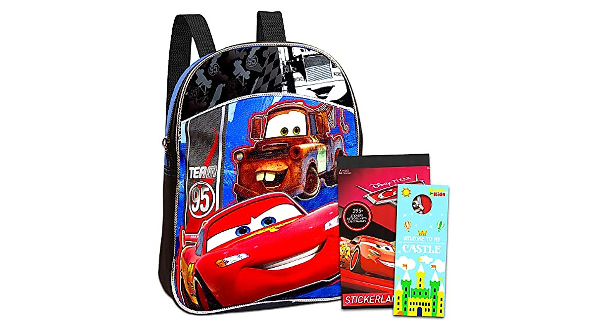 Disney Cars Toddler Backpack Set for Adventures