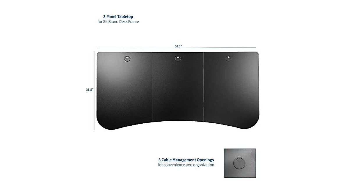 VIVO 63" Height Adjustable Electric Stand Up Desk