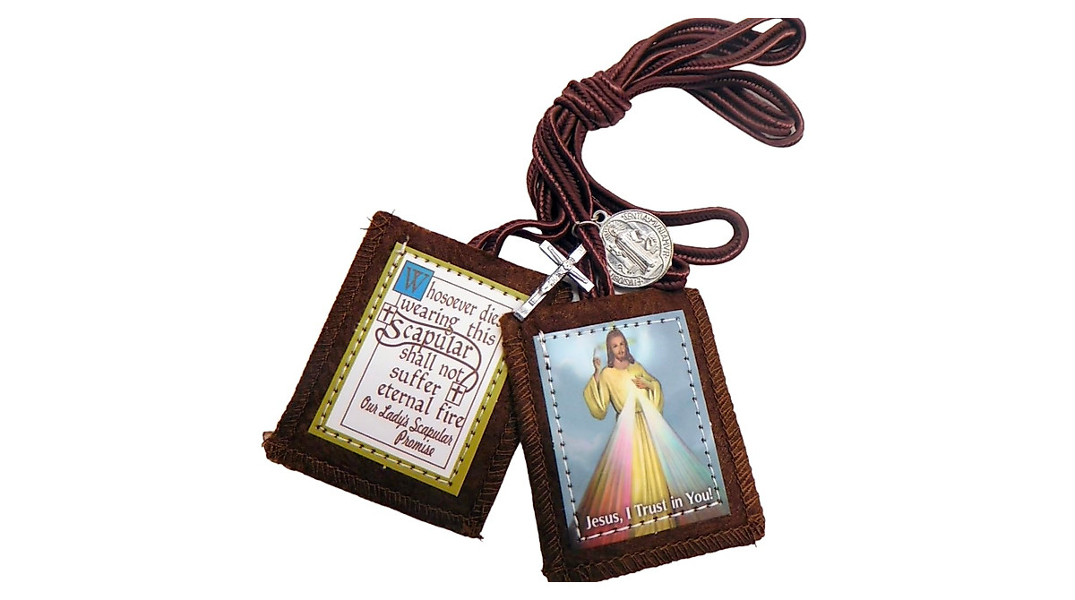 Divine Mercy Scapular Set - Catholic Protection Accessory
