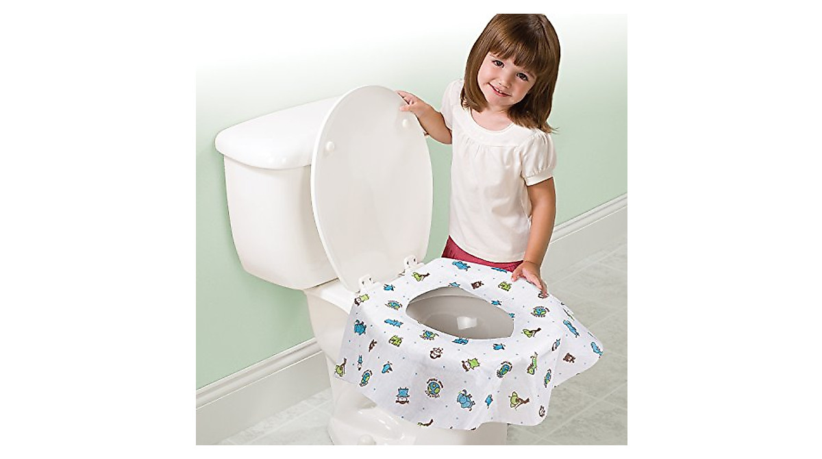 Travel-Friendly Summer Potty Protectors - 10 Count Pack