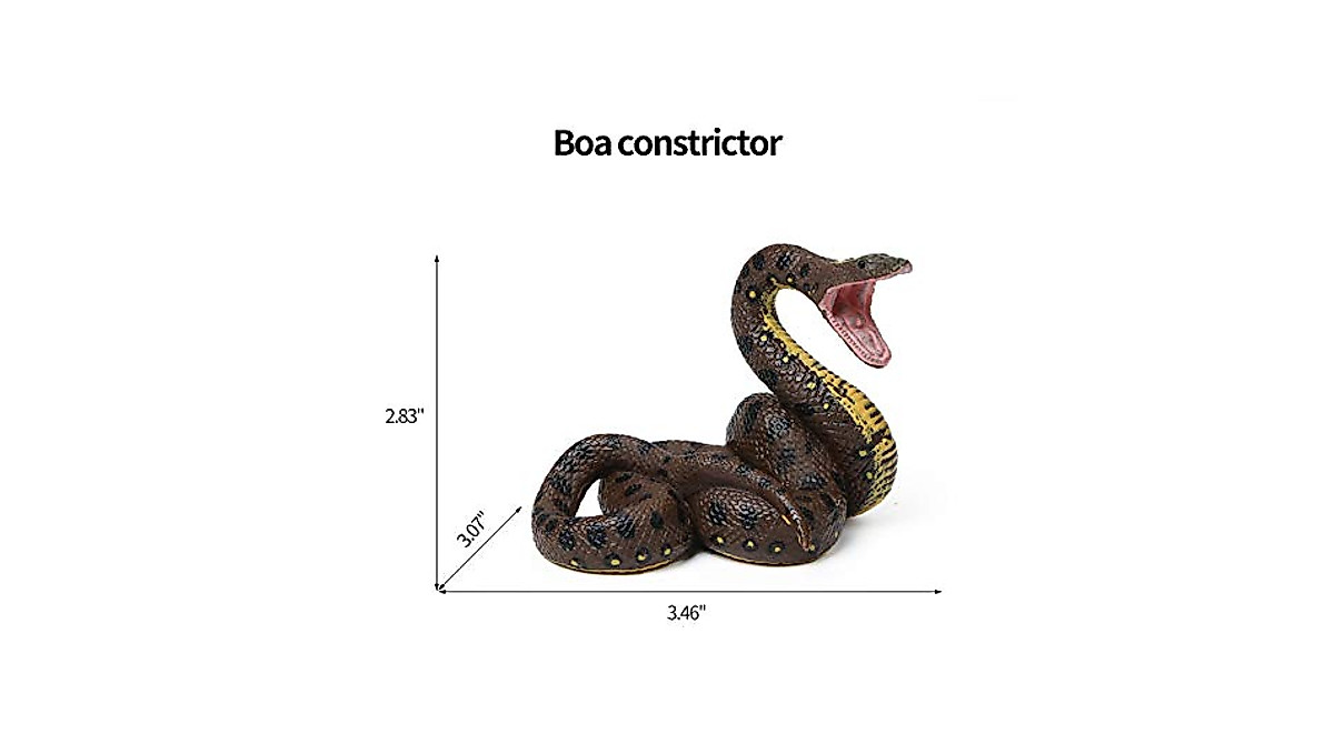 Realistic UANDME Fake Snakes - 8pcs Scary Snake Set