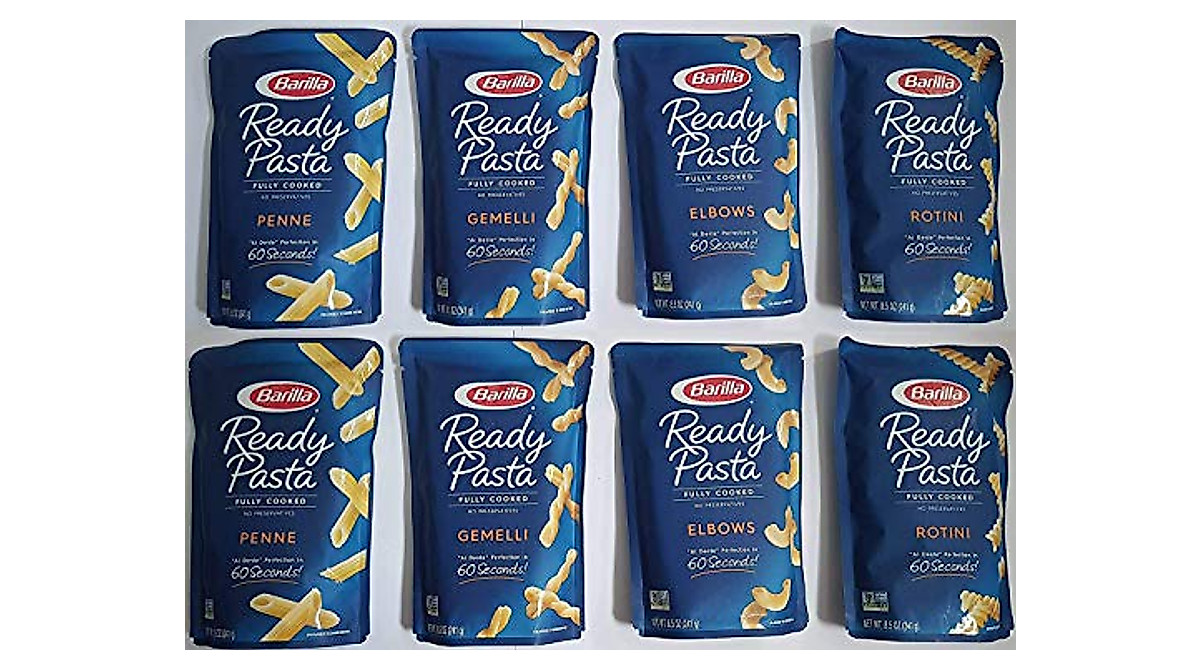 Barilla Ready Pasta 8-Pack Variety Pack - Quick & Delicious Pasta