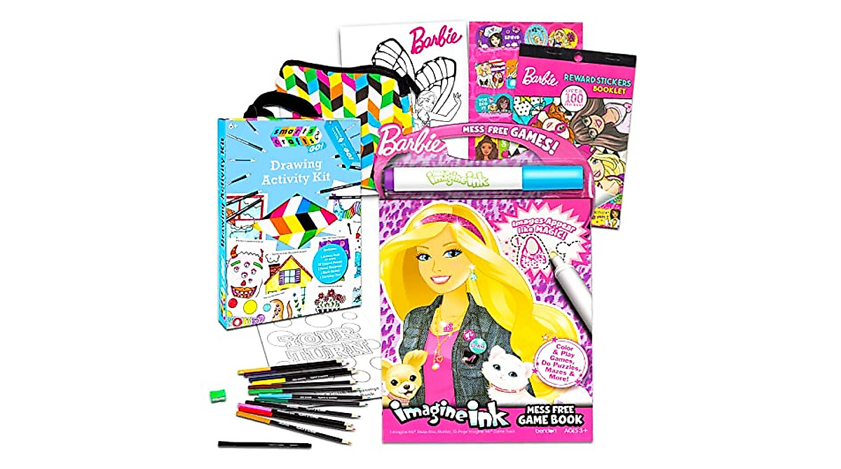 Barbie Imagine Ink No Mess Coloring Book - Relaxation & Creative Fun