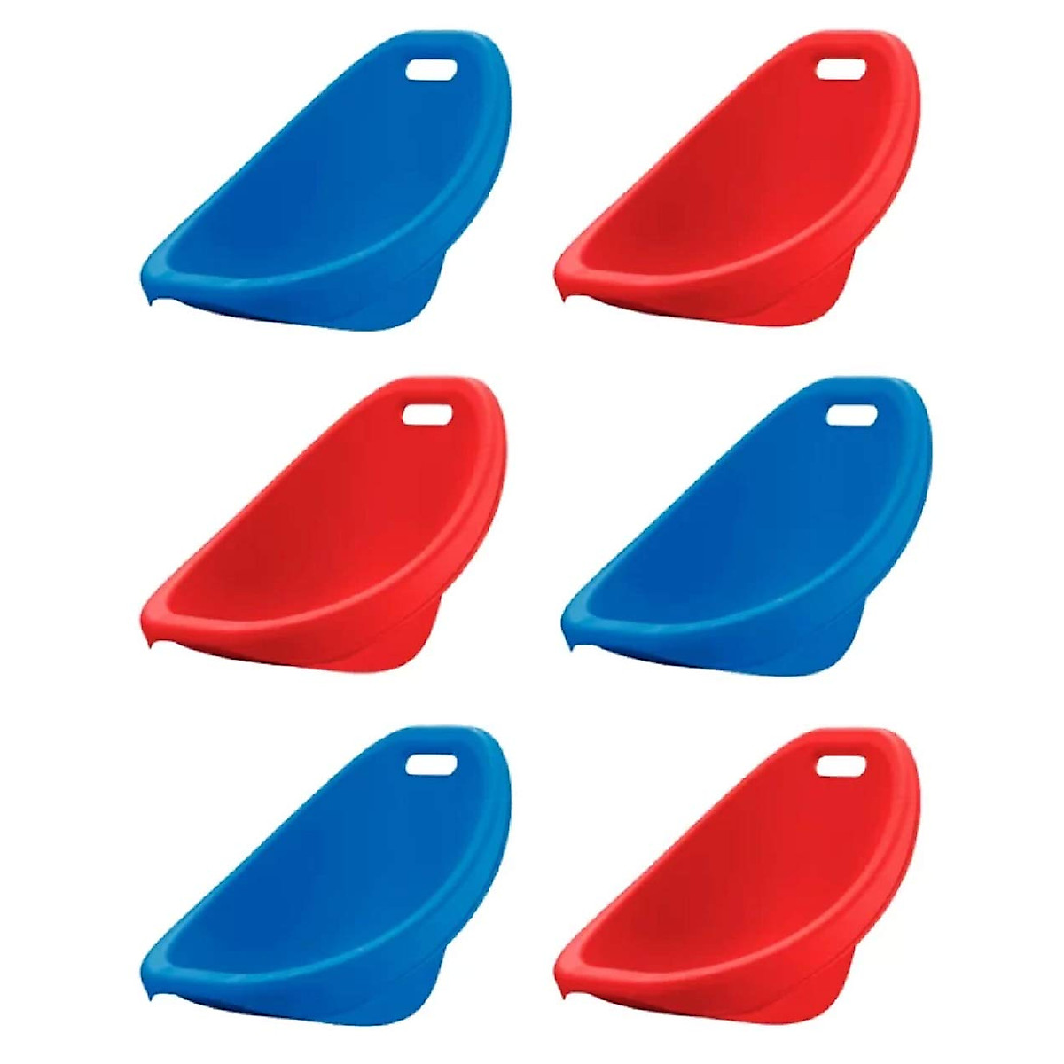 Kids Plastic Scoop Rocker Chairs - Stackable & Comfortable for Play