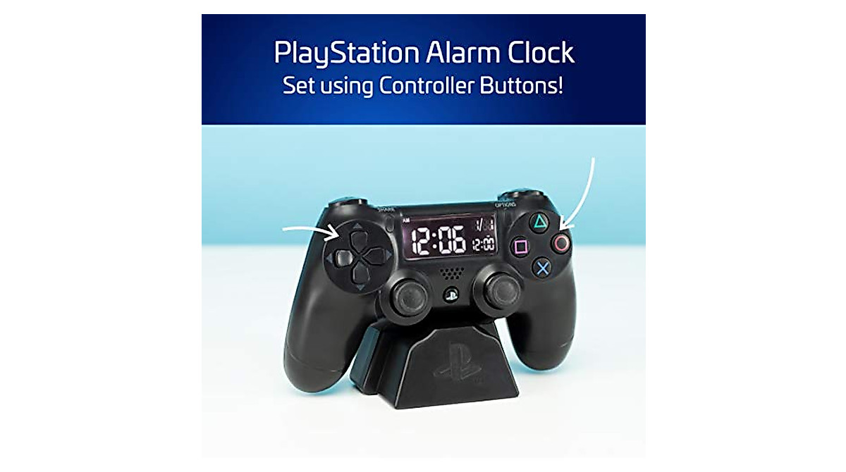 PlayStation Controller Alarm Clock - Officially Licensed Gamer Gift