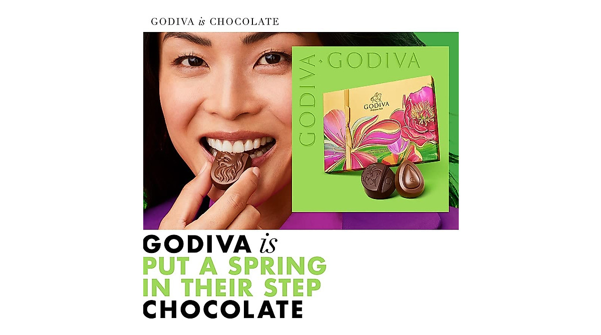 Godiva Gourmet Chocolate Gift Box - Assorted Flavors for Spring