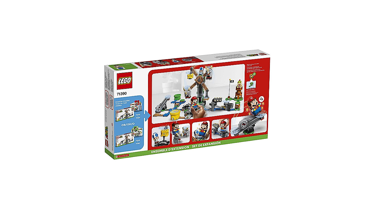 LEGO Super Mario Reznor Knockdown Set - Fun Kids Building Kit