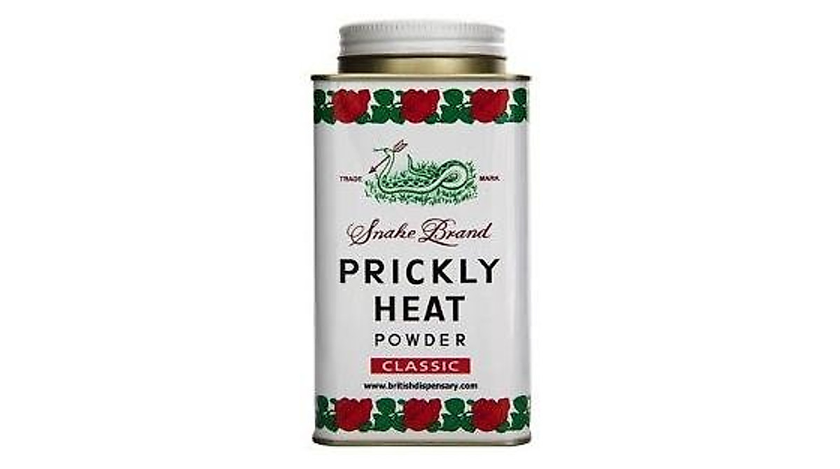 Snake Brand Cooling Powder for Heat Rash – 140g Can
