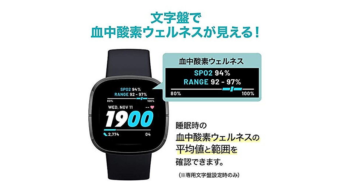 Fitbit Versa 3 Smartwatch – GPS, Heart Rate & Fitness Tracking