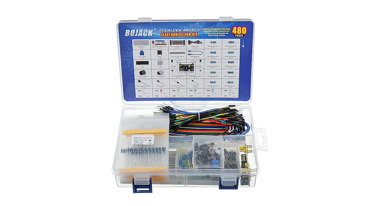 BOJACK Electronic Component Kit for Arduino, Pi, STM32 DIY