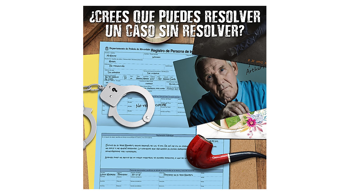 Juego De Misterio Unsolved Case Files – ¿Quién Asesinó A Harmony Ashcroft? Resuelve El Crimen Con Expedientes Reales De 1998, Para Adultos Y Adolescentes