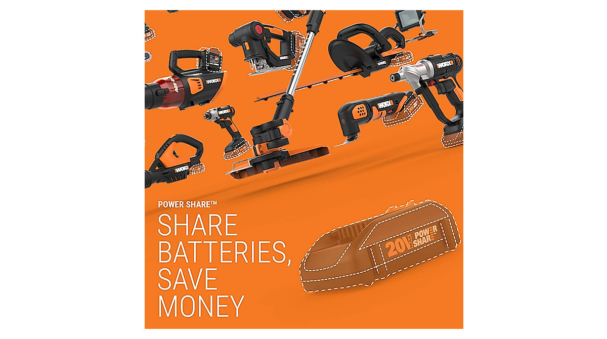 WORX Nitro 20V Cordless Wet/Dry Vacuum - Powerful Performance
