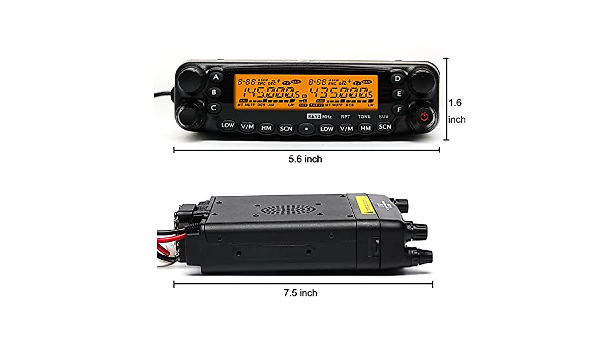 TYT TH-7900 50W Dual Band Mobile Ham Radio - VHF UHF 2M 70CM Transceiver For Car, With Cross-Band Repeat, 800 Channels
