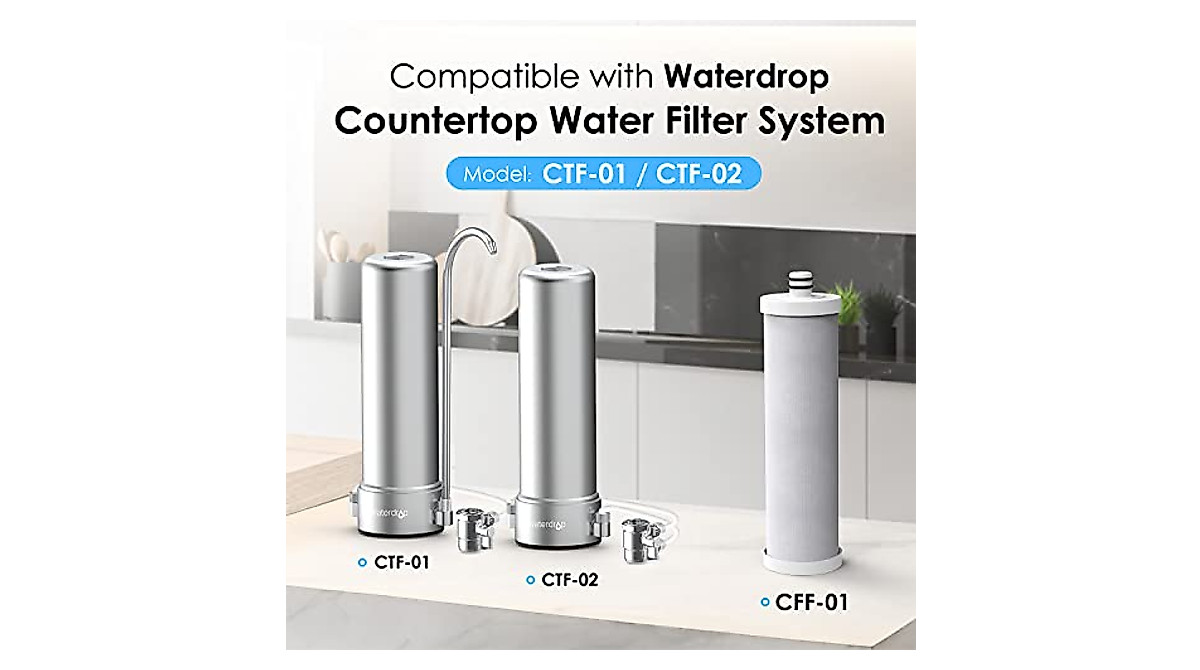 Waterdrop WD-CFF-01 Replacement Filter for Clean, Mineral-Rich Water