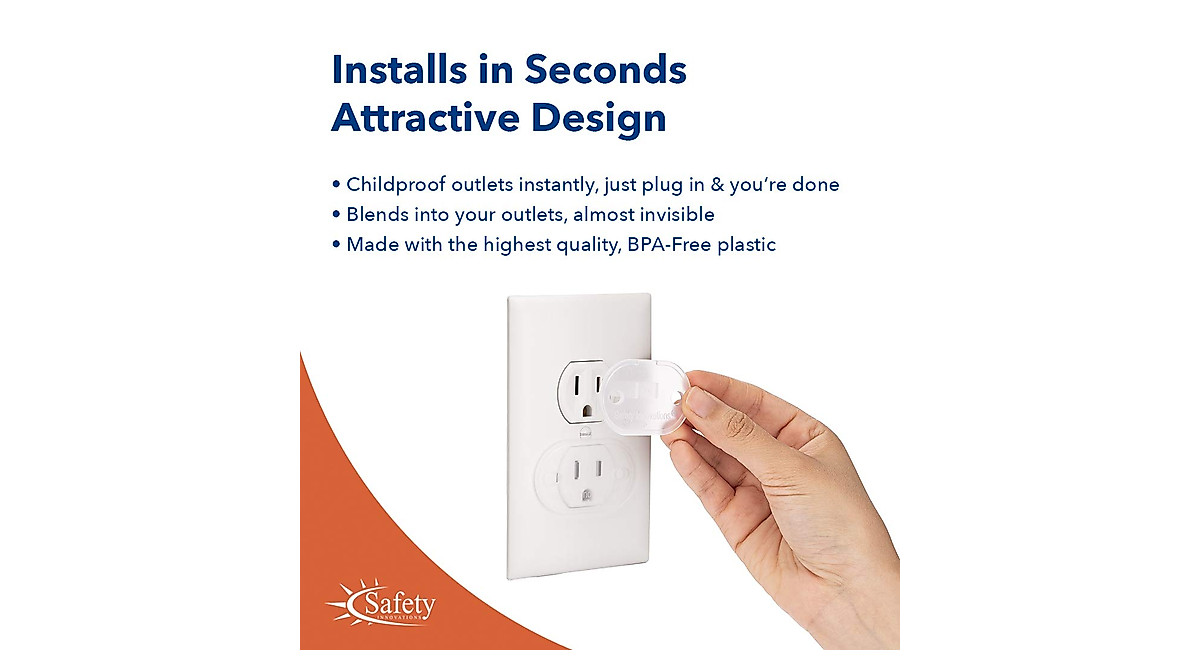 Ultimate Outlet Safety Caps for Childproofing - 50 Pack