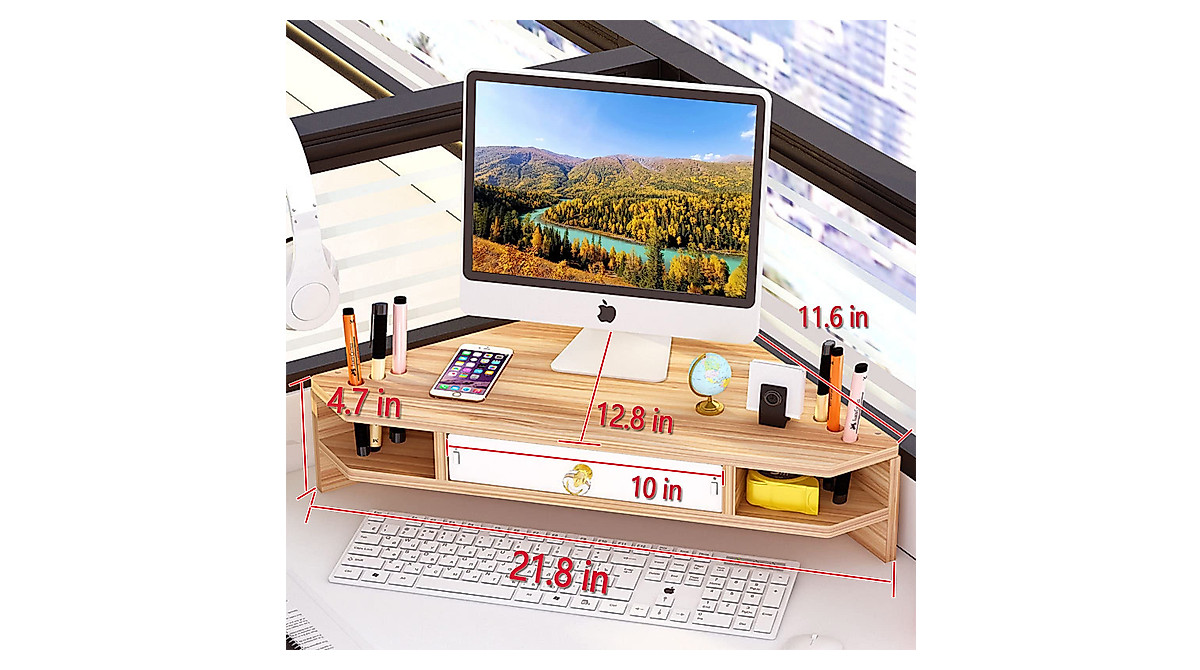 Triangle Monitor Riser - Optimize Your Workspace