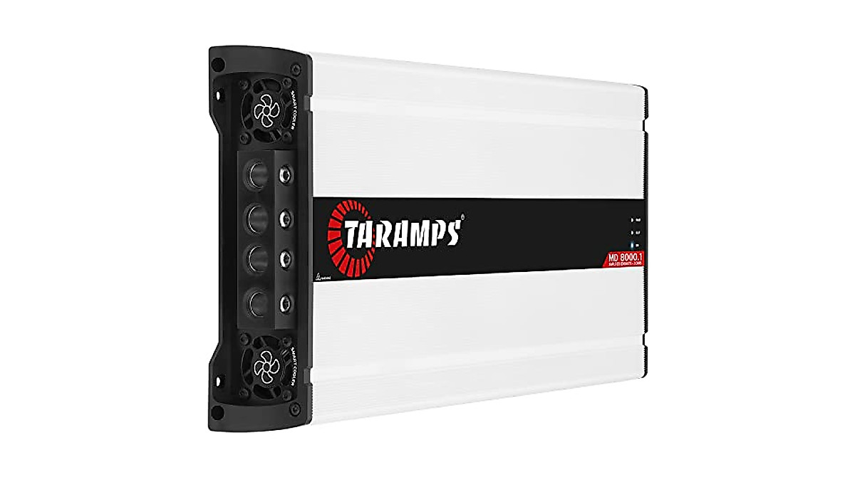 Taramp's MD 8000.1 Mono Amplifier - 8000W Power for Car Audio