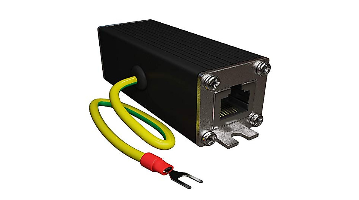 10 Pack Gigabit PoE++ Ethernet Surge Protector | Lightning Safe