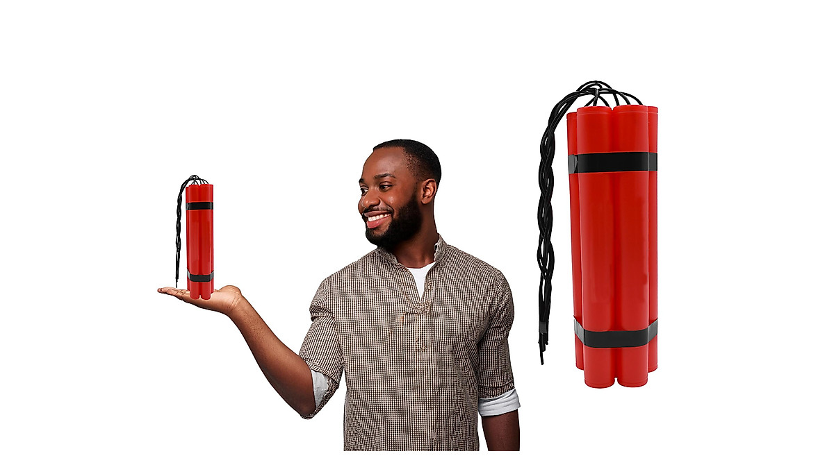 Nicky Bigs Fake Dynamite Bundle - 6 Sticks for Pranks