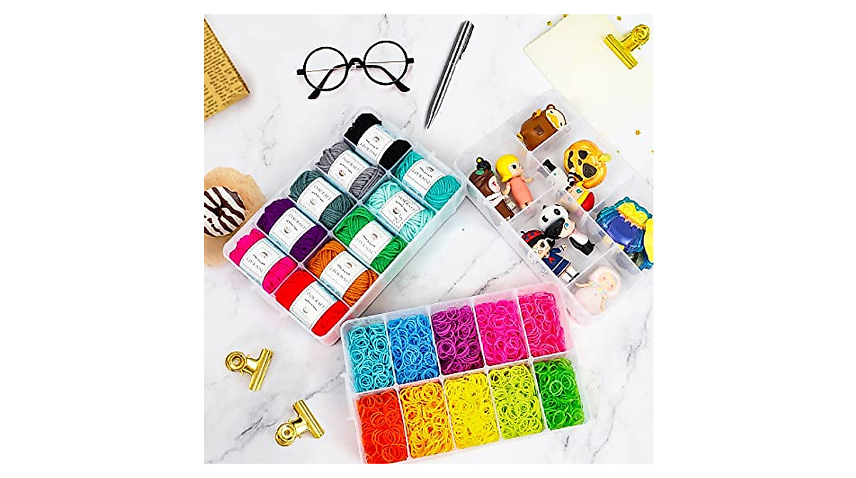 7-Layer Stackable Storage Container with 70 Compartments - Organize ...