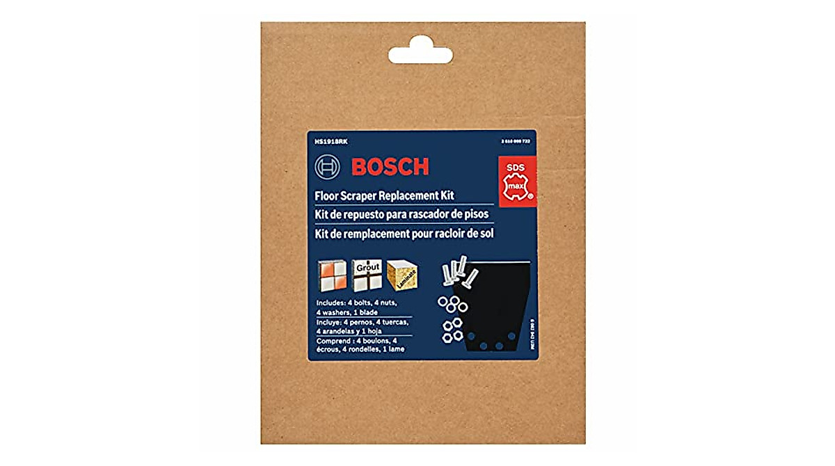Bosch 1918RK SDS-max Floor Scraper Replacement Kit — Durable & Efficient