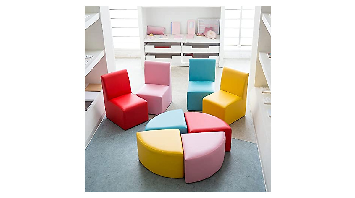 AIIT Kinlife Kids Table & Chair Set - 8PCS Fun Seating