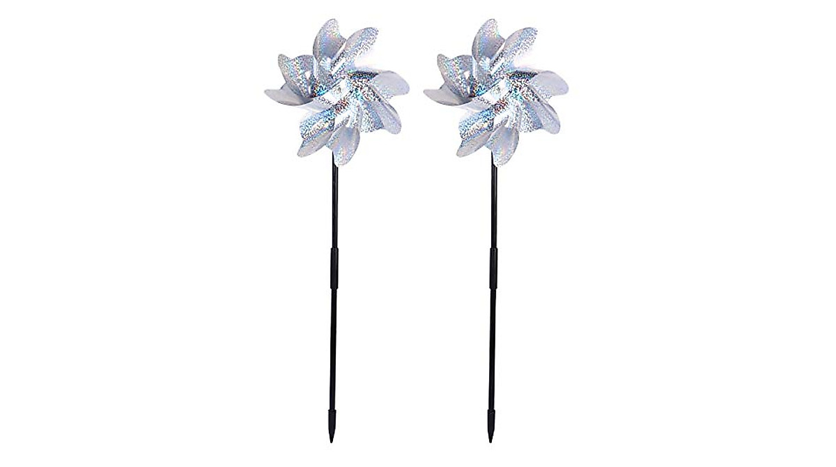 Sparkly Bird Repellent Pinwheels | Garden Decor & Bird Control