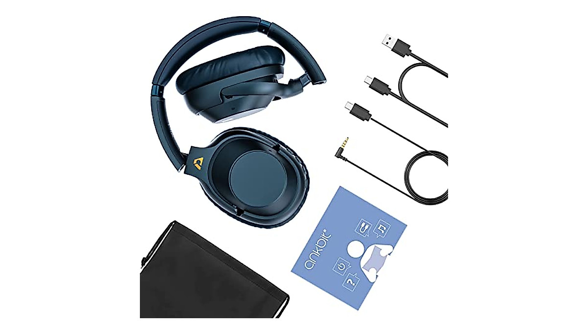 Ankbit Noise Cancelling Headphones - 90H Wireless Playtime