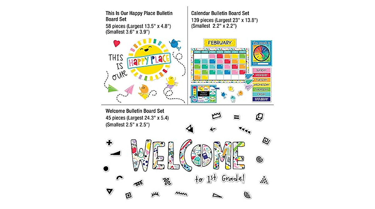 Carson Dellosa Classroom Decor Bundle - 706 pcs of Joy