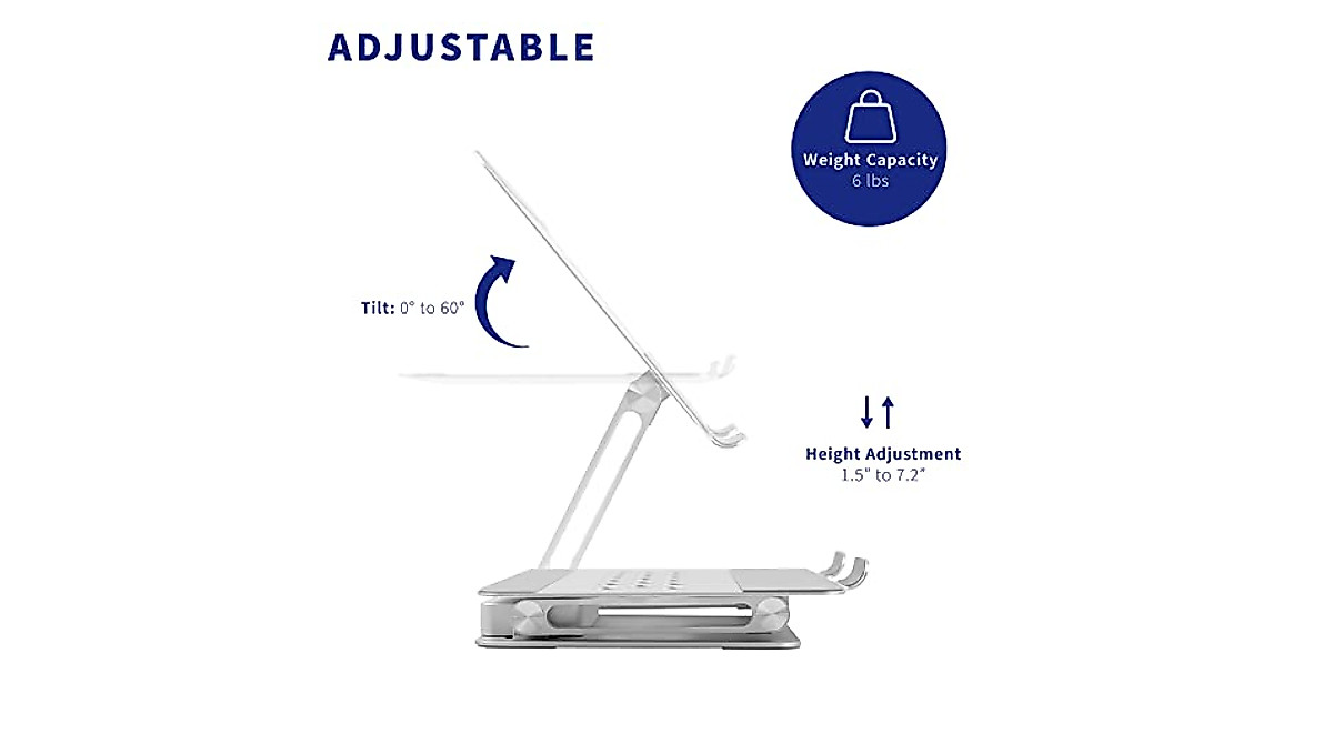 VIVO Adjustable Laptop Riser & Docking Station | Ergonomic & High-Speed ...