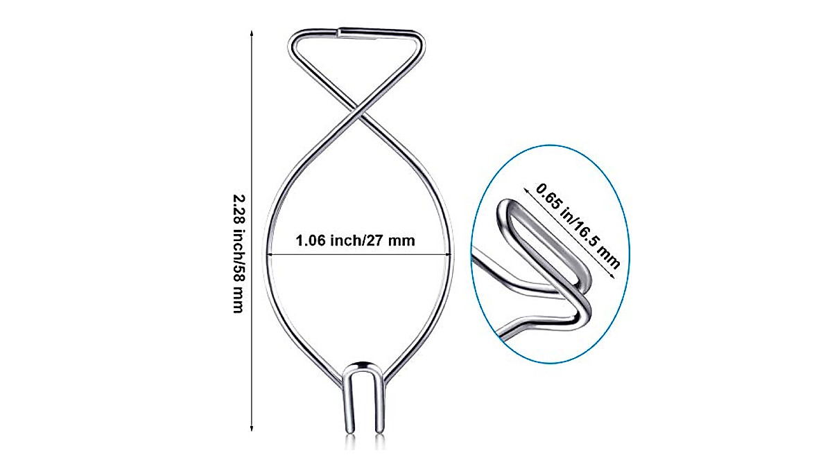 Drop Ceiling Clips - 48 Durable Hooks for Decorations & Events