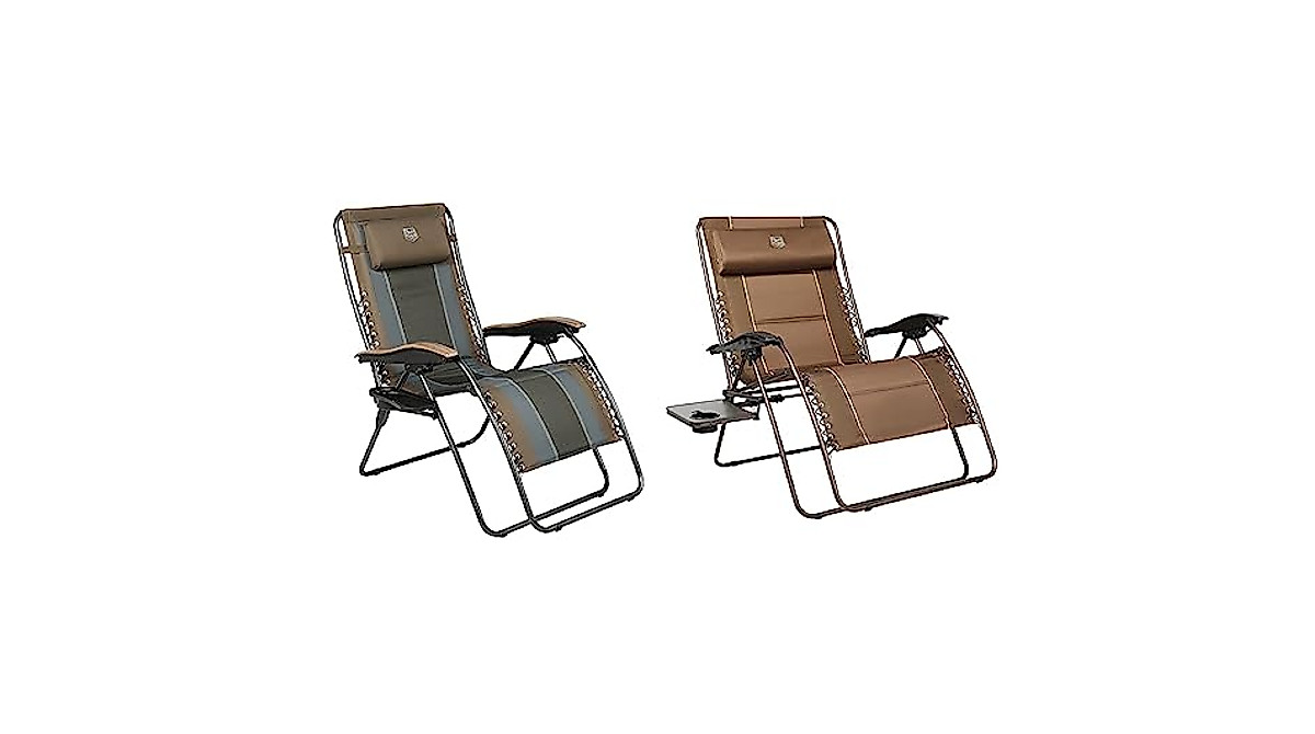 Timber Ridge Outdoor Reclining Chair - Comfort Up to 500lbs