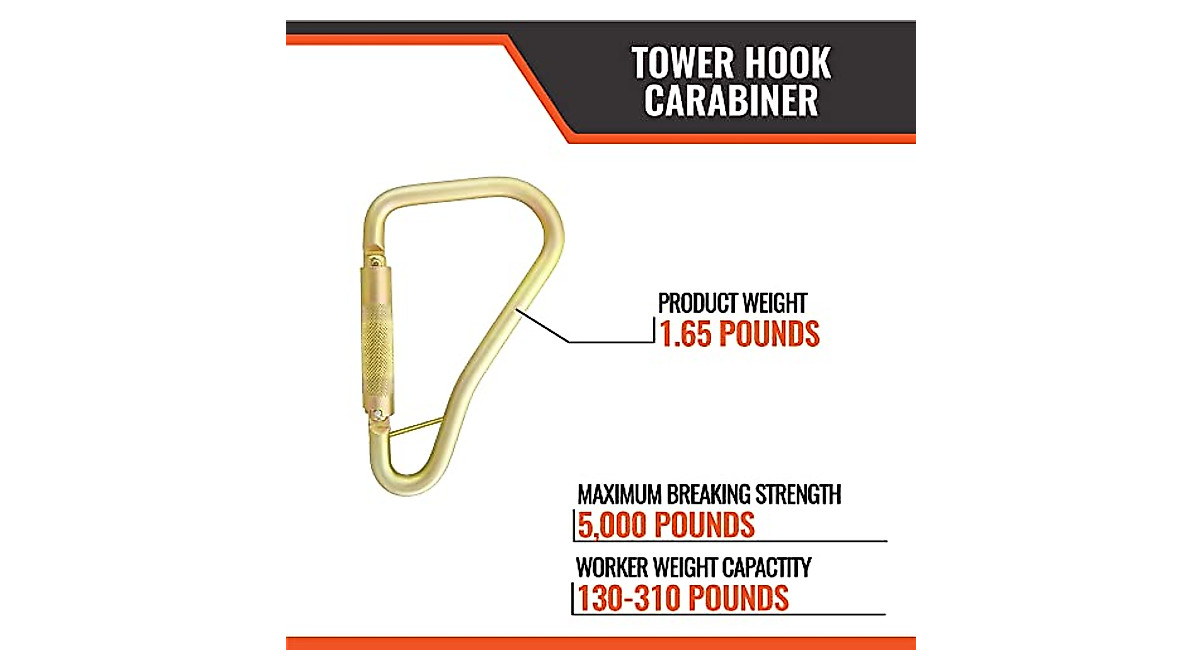 Malta Dynamics High Strength Carabiner for Fall Protection