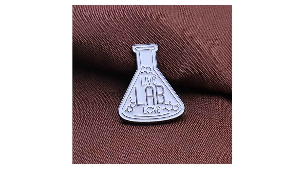 Cute Lab Brooch Pin for Science Lovers - Gifts & Accessories