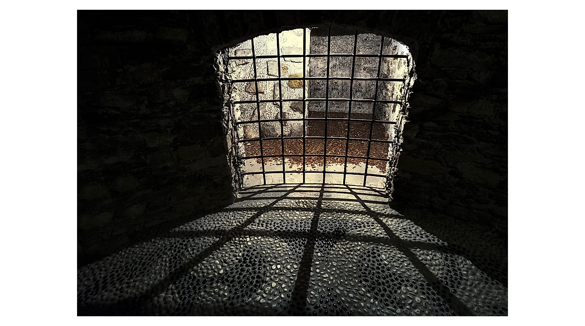 Medieval Jail Cell Backdrop for Photography - CORFOTO 5x3ft