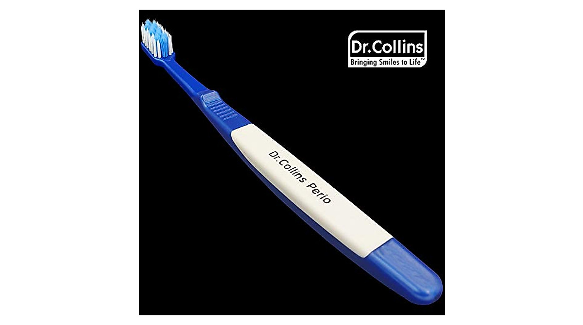 Dr. Collins Perio Plus Compact Toothbrush Pack of 2 | Gentle Yet ...