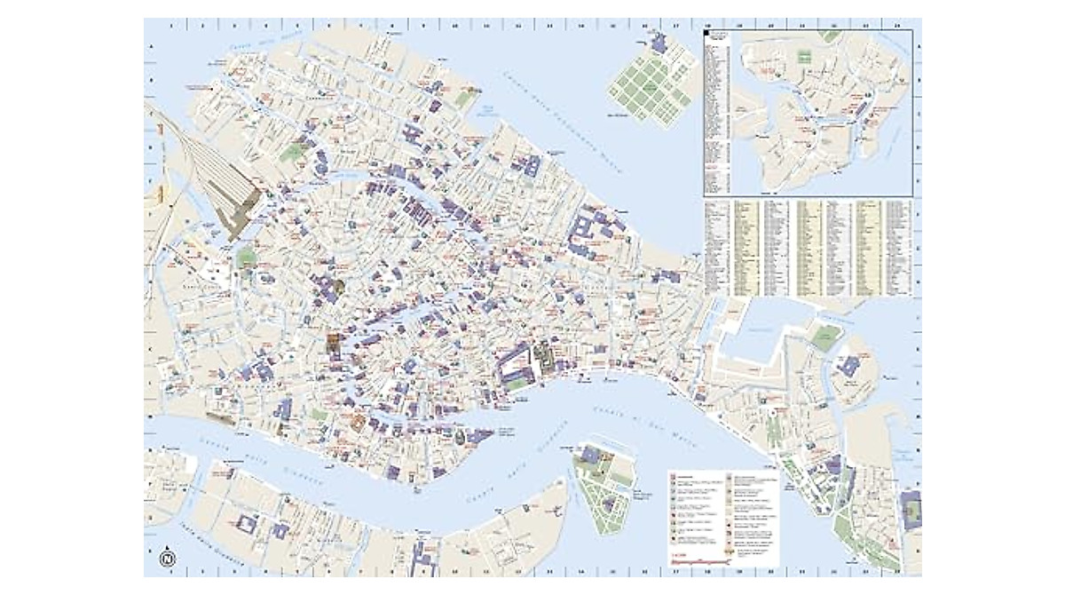 Venice Map National Geographic Travel Guide Waterproof Map