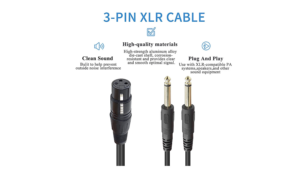 PNGKNYOCN Audio 1/4 inch 90 graden rechthoekige stekker