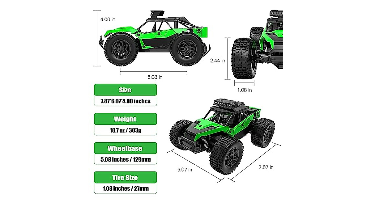 Fast 1:20 Scale RC Car - Off-Road Fun for Everyone