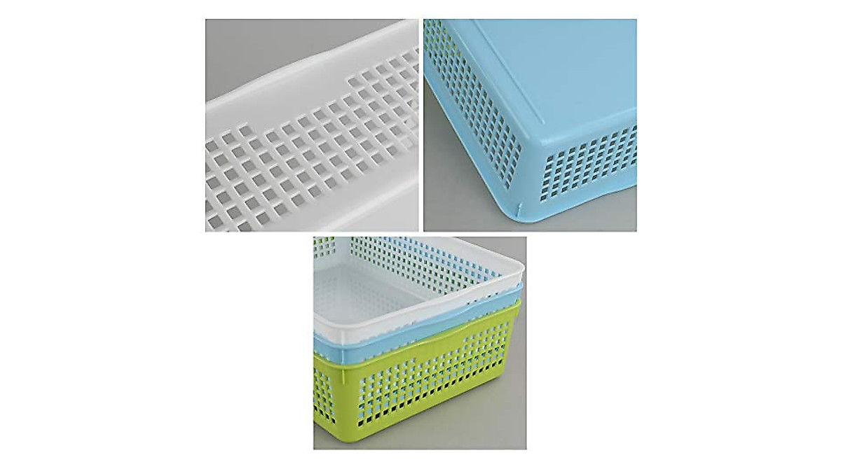 Ucake A4 Paper Storage Baskets - Durable, Colorful Organizer (6 Pack)
